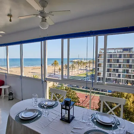 Beachfront With Sea Views & Pool - El Apartment